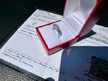 #818 - 14kt White Gold, 1.36ct Prong Set Diamond Band, Size 6 - Photo 7