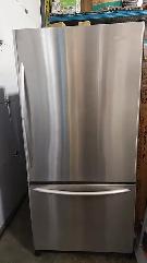 Fridge - 33' KitchenAid KBRA22KRSS01 Bottom Mount Used