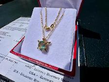 #792 - EFFY 14kt Yellow Gold, Amethyst, Diamond Turtle Pendant - Photo 5