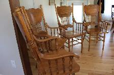 Chaises capitaines (4), chêne solide 15$ch, livré si... - Photo 3