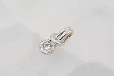 14K .26TDW DIAMOND KNOT PENDANT - Photo 2