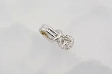 14K .26TDW DIAMOND KNOT PENDANT - Photo 3