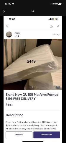 Brand New QUEEN Mattresses (CLIFTON ST Warehouse) - Photo 3