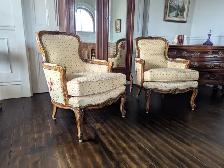 Antique Style French Bergere