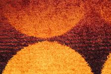 1970s Shag Rug  | 100% Wool | Conversation Pit / Space Age Vibes - Photo 3
