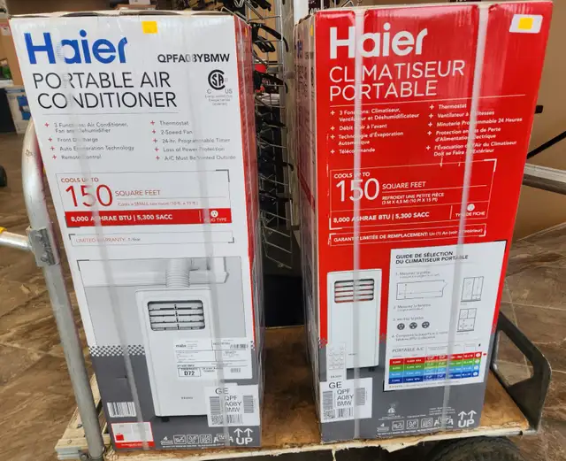 Brand New Haier Portable Air Conditioners in Box 2 Available