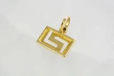 14K GREEK MEANDER PENDANT - Photo 4
