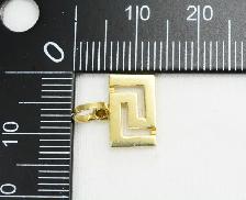 14K GREEK MEANDER PENDANT - Photo 6