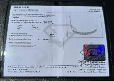 #822 - 14kt White Gold, .40ct Diamond Necklace 18-20" - Photo 7