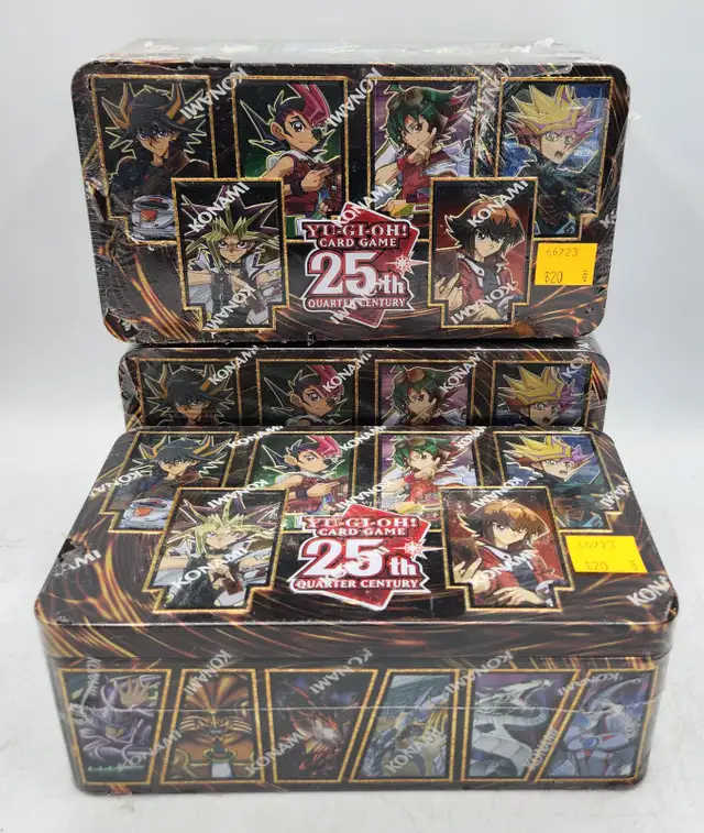 Sealed Yu-Gi-Oh! 25th Anniversary Tins: Dueling Heroes (3)