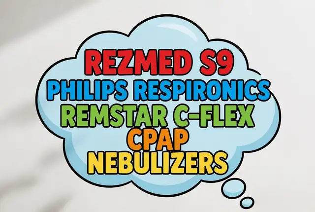 REZMED s9 PHILIPS respironics remstar cflex cpap bipap nebulizer