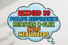 REZMED s9 PHILIPS respironics remstar cflex cpap bipap nebulizer