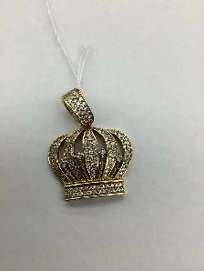 breloque en or couronne