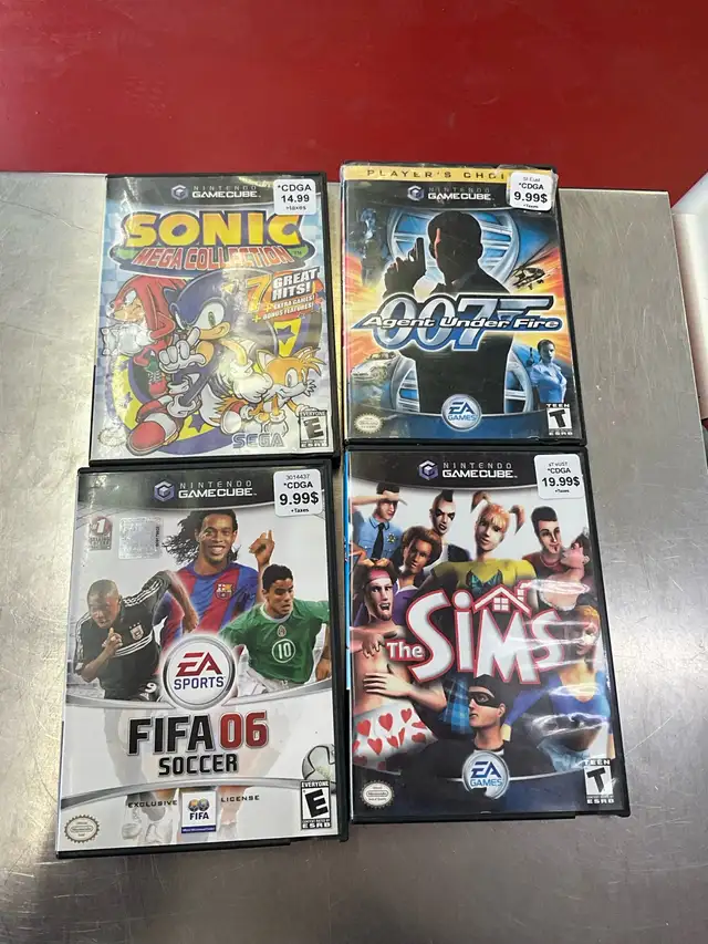 Jeux de Gamecube