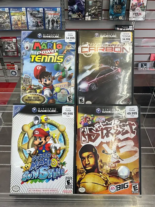 Jeux de Gamecube