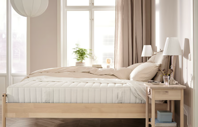IKEA QUEEN VALEVAG MATTRESS