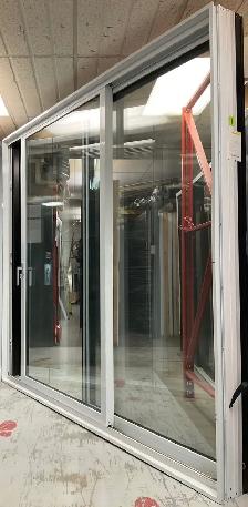 1474PP Porte patio LOFT Aluminium 8 Noire 95 1/2×95 1/2 ouv. Dr - Photo 4