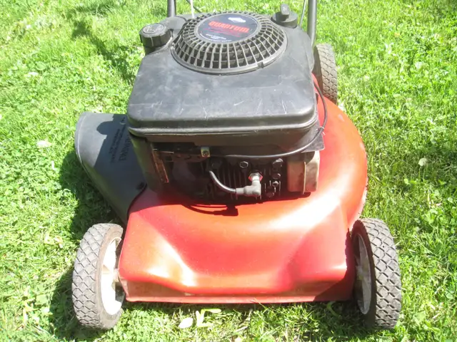 MURRAY 20' PUSH LAWN MOWER,NEW THROTTLE CABLE STARTS RUNS GREAT