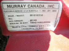 MURRAY 20' PUSH LAWN MOWER,NEW THROTTLE CABLE STARTS RUNS GREAT - Photo 5