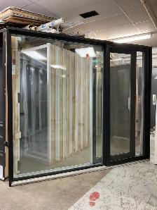 1468PP Porte patio Hybride Noir 8 94 3/4×81 1/8 ouv. Droite
