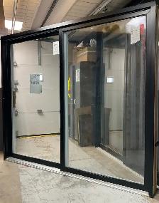 1467PP Porte patio Hybride 8 Noire 94 1/2×81 ouv. Gauche
