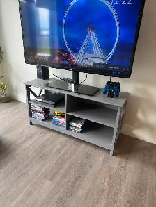 Meuble de tele gris