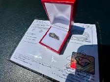 #780 - .925 Sterling 1/3 Carat Diamond Ring, Size 6 - Photo 2
