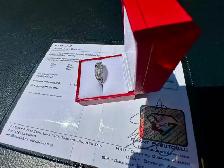#780 - .925 Sterling 1/3 Carat Diamond Ring, Size 6 - Photo 3