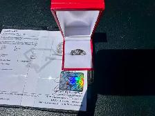 #780 - .925 Sterling 1/3 Carat Diamond Ring, Size 6 - Photo 5