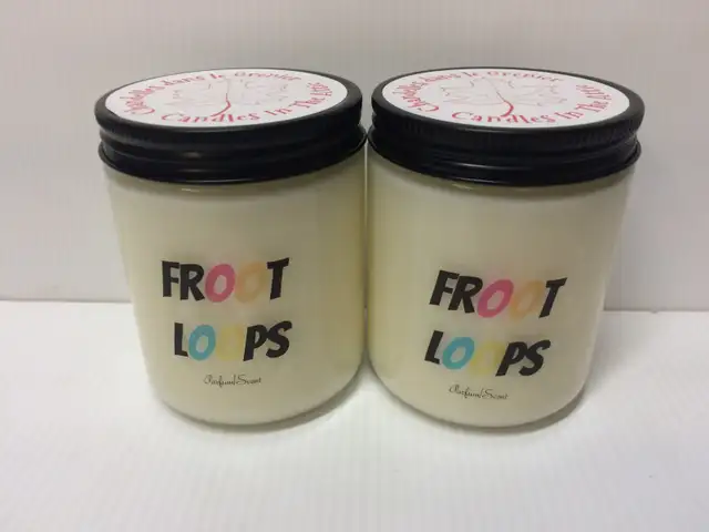 FROOT LOOP SCENTED CANDLES