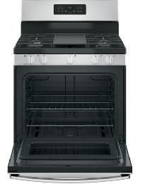 GE 30' Gas Freestanding Range with Broil Drawer Stainless Steel - Photo 3