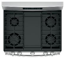 GE 30' Gas Freestanding Range with Broil Drawer Stainless Steel - Photo 4