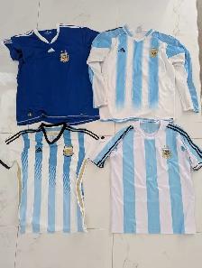 Argentina Brazil Spain Uruguay soccer jerseys
