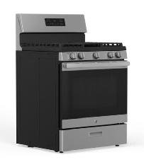 GE 30' Gas Freestanding Range with Broil Drawer Stainless Steel - Photo 2