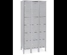 Uline 6 tier lockers  $220.  Excellent Condition. 36 x 12 x 72'