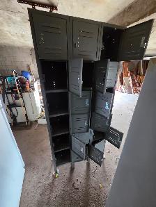 Uline 6 tier lockers  $220.  Excellent Condition. 36 x 12 x 72' - Photo 3