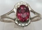 1.46 g Certified Silver Tourmaline gemstone Ring