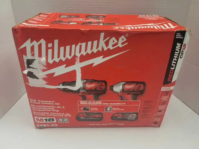 Milwaukee 2691 M18 Combo Kit Drill/Impact NEW
