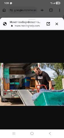 I need a helper with a sprinter van or small truck