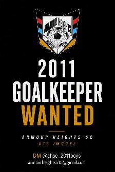 Soccer goalkeepers wanted for imodel BU15 - Photo 2