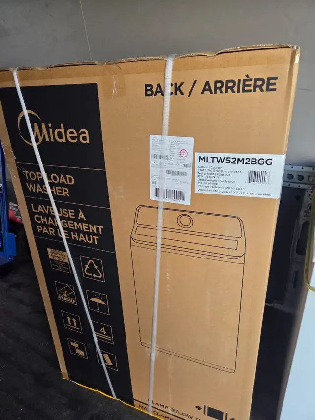 Midea MLTW52M2BGG Top Load Washer