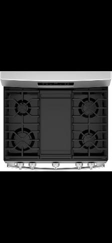 GE 5 Cu. Ft. Gas Stove - 5 Burners & Steam Clean | Stainless - Photo 6