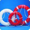 24" LIFE RINGS –RETAIL $99.00 SALE $90.00 -WHITE OR ORANGE PAY