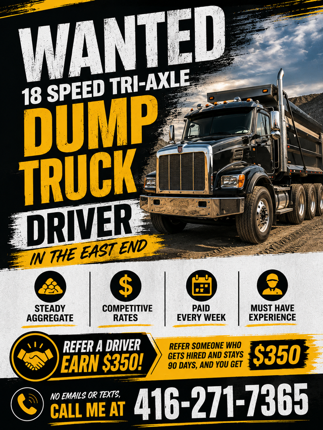Dump Truck Driver