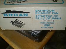NEW OLD STOCK BROAN 50 CFM BATHROOM FAN-COMPLETE IN BOX $25 - Photo 2