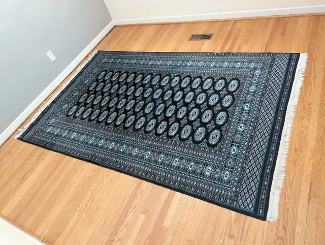 2 Bokhara Kashmere Hand-Knotted Pakistani Area  Authentic Rugs