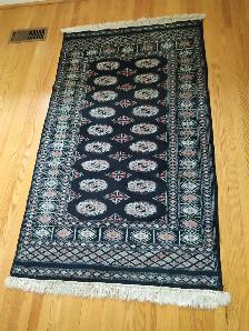 2 Bokhara Kashmere Hand-Knotted Pakistani Area  Authentic Rugs - Photo 4