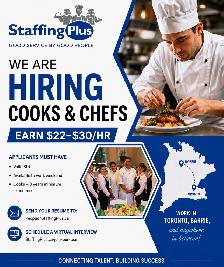 HIRING CHEFS AND COOKS