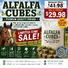 Organic Alfalfa Cubes