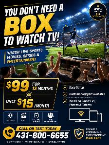 Streaming Service for Sports & Entertainment
